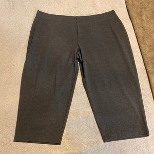 Gray capris